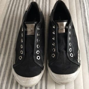 Coach Felix Sneakers Black & Silver